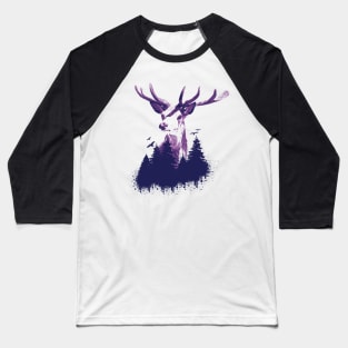 Deer Forest Baseball T-Shirt